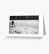 The last man on earth Greeting Card