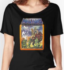 He-Man Masters of the Universe Battlecat and Teela Women's Relaxed Fit T-Shirt