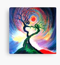 'Dancing tree spirits' by annie b. Canvas Print