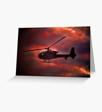 Helicopter Greeting Card