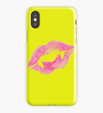 Vampire Lipstick Kiss iPhone Case