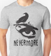 Nevermore - Edgar Allan Poe Inspired Design - The Raven Nevermore Unisex T-Shirt