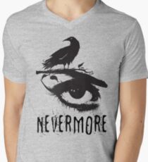 Nevermore - Edgar Allan Poe Inspired Design - The Raven Nevermore Men's V-Neck T-Shirt