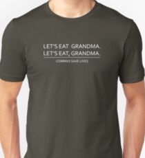 Commas save lives Unisex T-Shirt