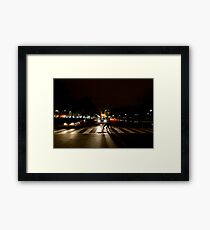 Crosswalk Framed Print