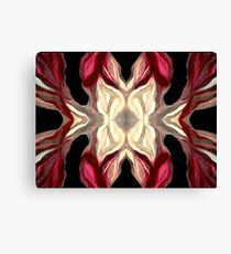 Dull Gold Heart Canvas Print