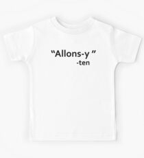 David Tennant Quote Kids Tee