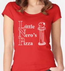 Little Nero's Pizza Women's Fitted Scoop T-Shirt
