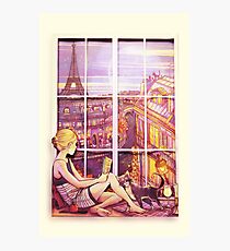 A Window to Paris Photographic Print