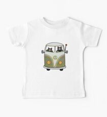 Two Cats in a Green Bus Baby Tee