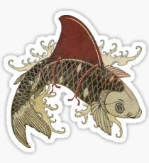 koi shark fin 03 Sticker