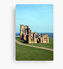 Priory castle Tynemouth Canvas Print