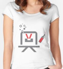 The Drunken Robot Women's Fitted Scoop T-Shirt
