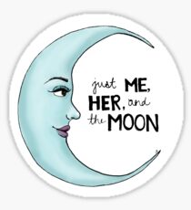 ich, sie und der Mond Sticker