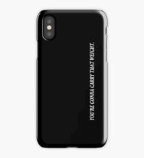 carry that weight iPhone Case