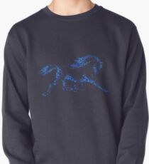 Blaues Pferd Sweatshirt
