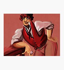 red waistcoat Photographic Print