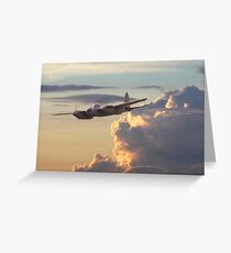 D H Mosquito - Pathfinder Greeting Card