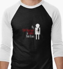 My Dark Passenger is Darker than Yours Men's Baseball ¾ T-Shirt