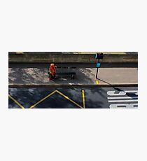 People of Paris. Bustop2 Photographic Print