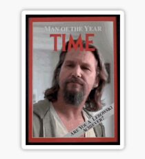 The Dude - Time Magazine Man of the Year Sticker