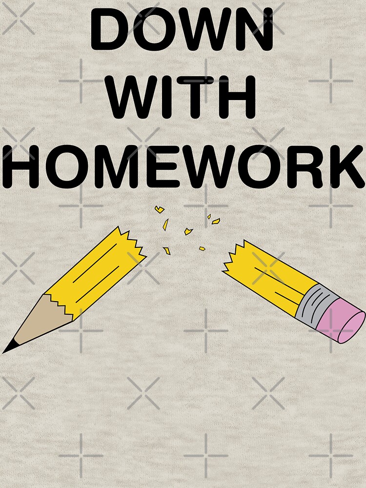 Down with homework gif image