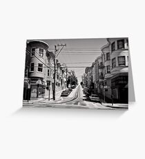 Cnr. Hyde and Washington. San Franscisco - USA Greeting Card