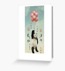 Pandaloons v2 Greeting Card