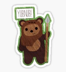 Cute Ewok! YUBNUB!! Sticker