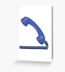 old telephone Greeting Card