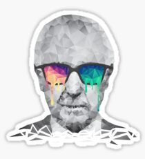 Albert Hofmann - Psychedelic Polygon Crystalised Portrait Sticker