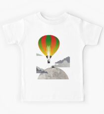 Picnic in a Balloon on the Moon Kids Tee