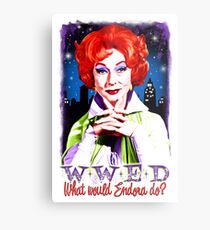 What would Endora? Bewitched. Agnes Moorehead. Samantha mother Metal Print