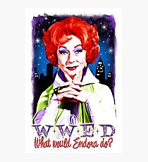 What would Endora? Bewitched. Agnes Moorehead. Samantha mother Photographic Print