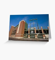 Lambeau Field Green Bay Wisconsin Greeting Card