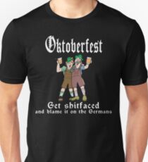 Oktoberfest Get Shit Faced Unisex T-Shirt