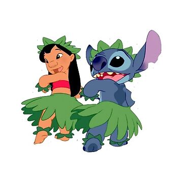 Lilo and Stitch Dancing Sticker for Sale by tessieg01