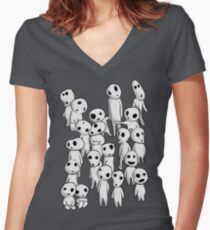 Tree's spirits Women's Fitted V-Neck T-Shirt