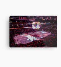 Capitals in Washington DC ice rink Metal Print