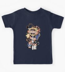 Camiseta para niños El coraje es la clave