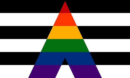 gay pride flag ally