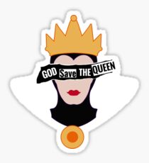 God save the Evil Queen Sticker