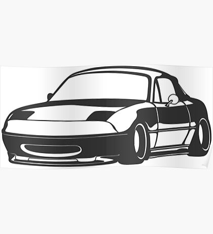 Miata: Posters | Redbubble