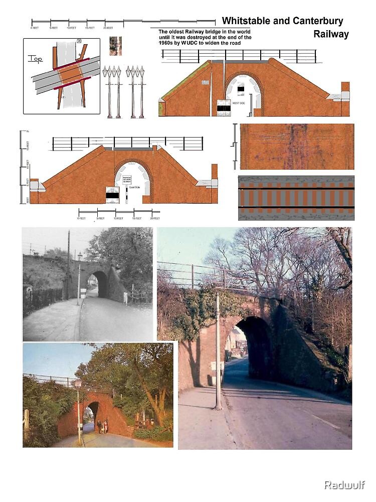 "Oldest Railway Bridge Whitstable Kent England" by Radwulf Redbubble