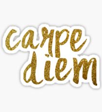 Carpe Diem (glitter) Sticker