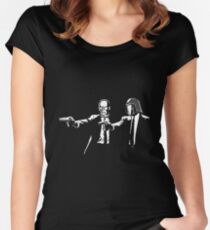 Pulp Cobra (white version) Women's Fitted Scoop T-Shirt