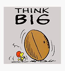 Woodstock Peanuts Think Big Photographic Print