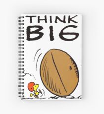 Woodstock Peanuts Think Big Spiral Notebook
