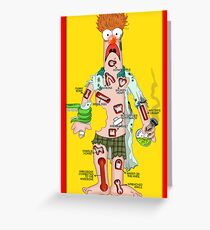 Beaker Operation Greeting Card