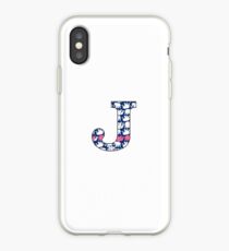 Lilly Elephant Monogram J iPhone Case